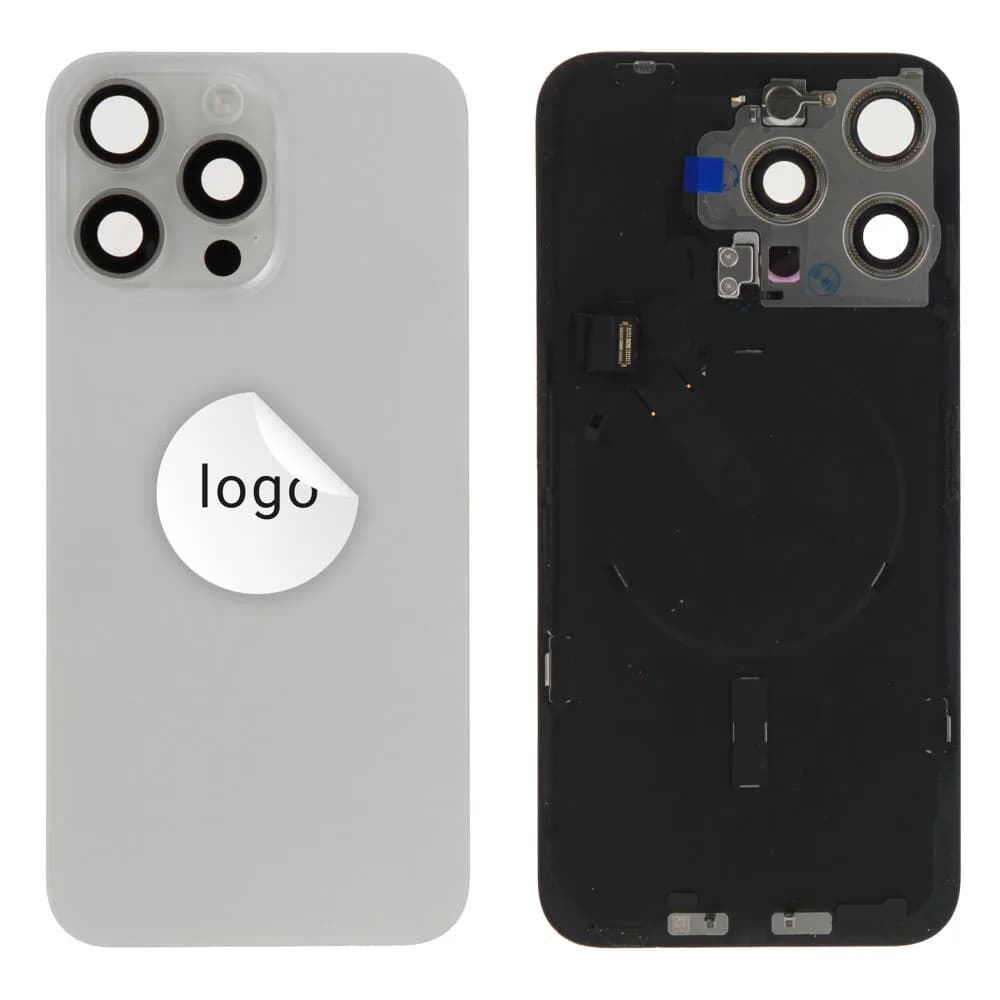 Back glass iPhone 15 Pro Max - Pulled A - White