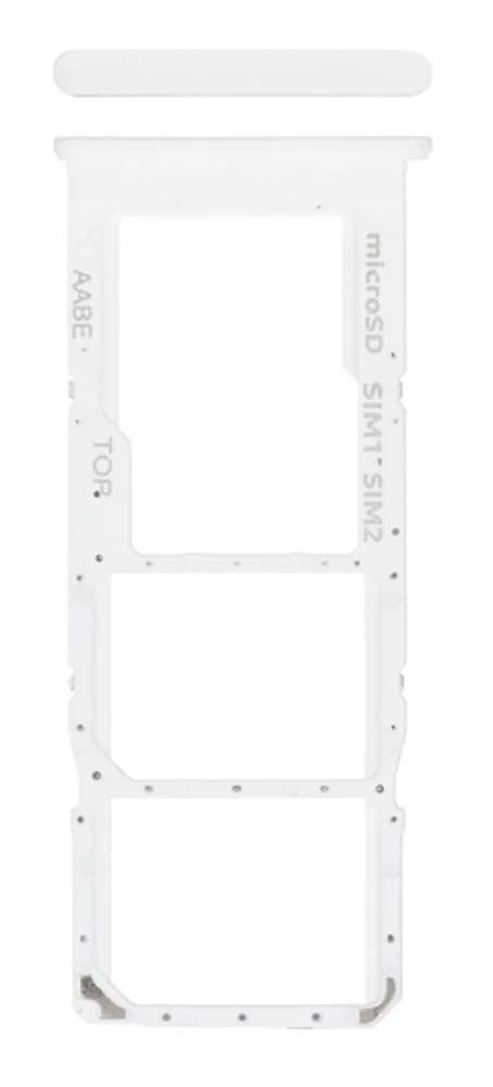 SIM tray Samsung Galaxy A12 - Original - White