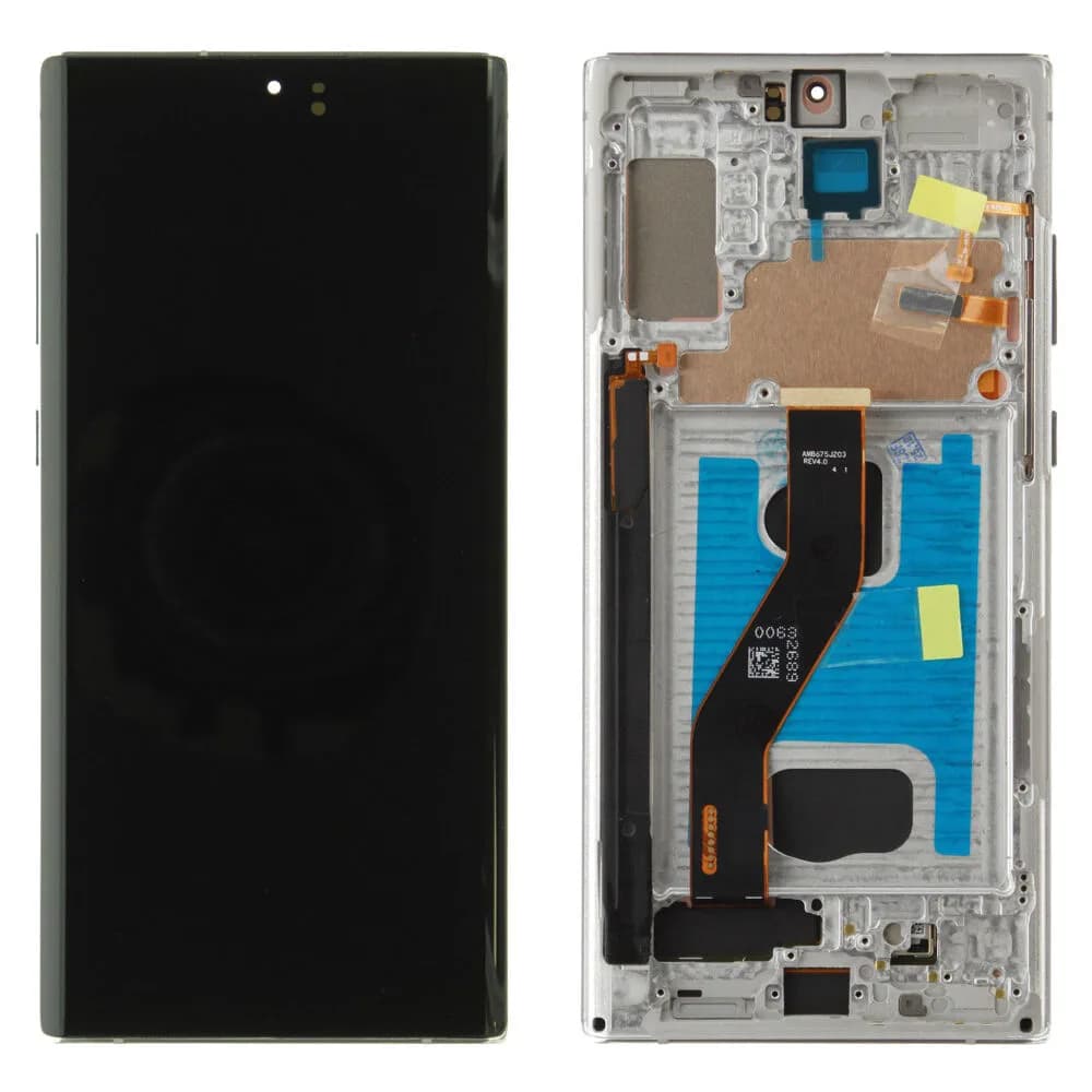 Display Samsung Galaxy Note 10 Plus - Compatible (soft) - White
