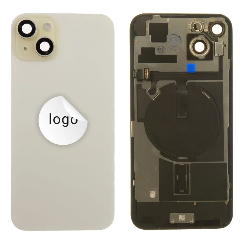 Back glass iPhone 15 Plus - Pulled (grade B) - Yellow