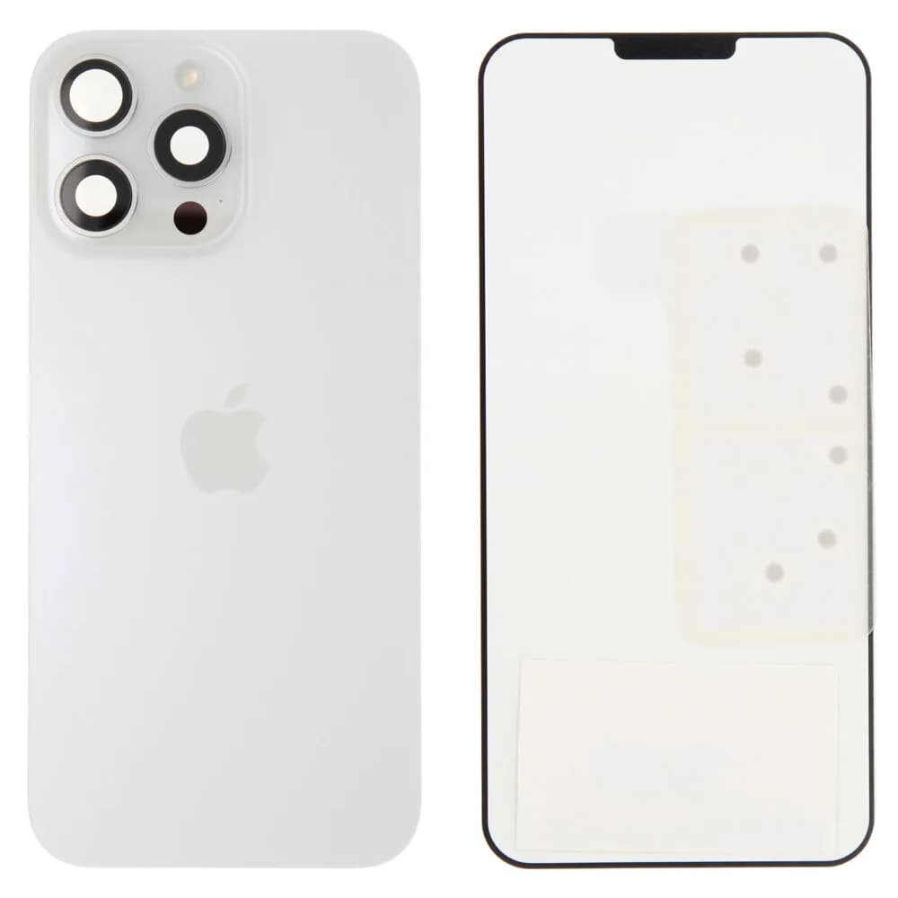 Back glass Apple iPhone 16 Pro Max - Original - White Titanium