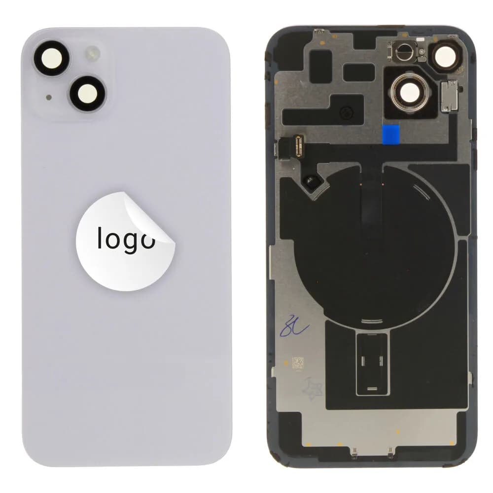 Back glass iPhone 14 Plus - Pulled C - Purple