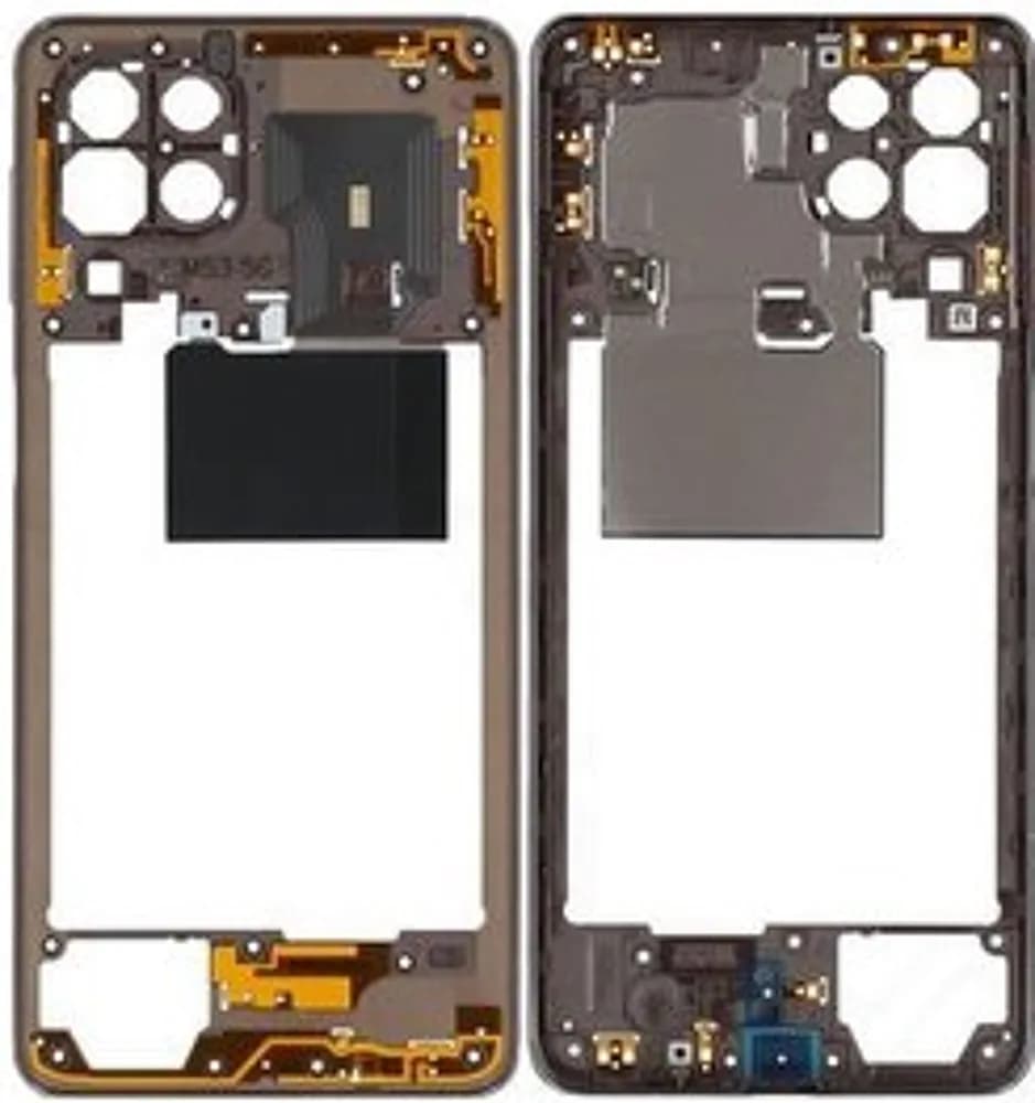 Middle frame Samsung Galaxy M53 (5G) - Original - Brown