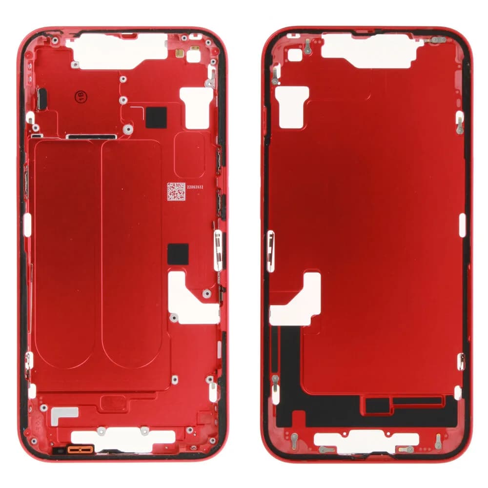 Middle frame excl. small parts iPhone 14 - Pulled A - Red