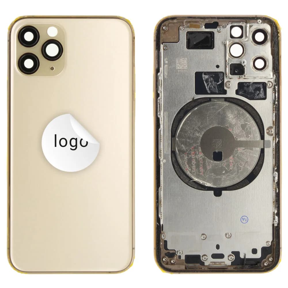 Rear cover excl. small parts iPhone 11 Pro - Pulled A - Gold