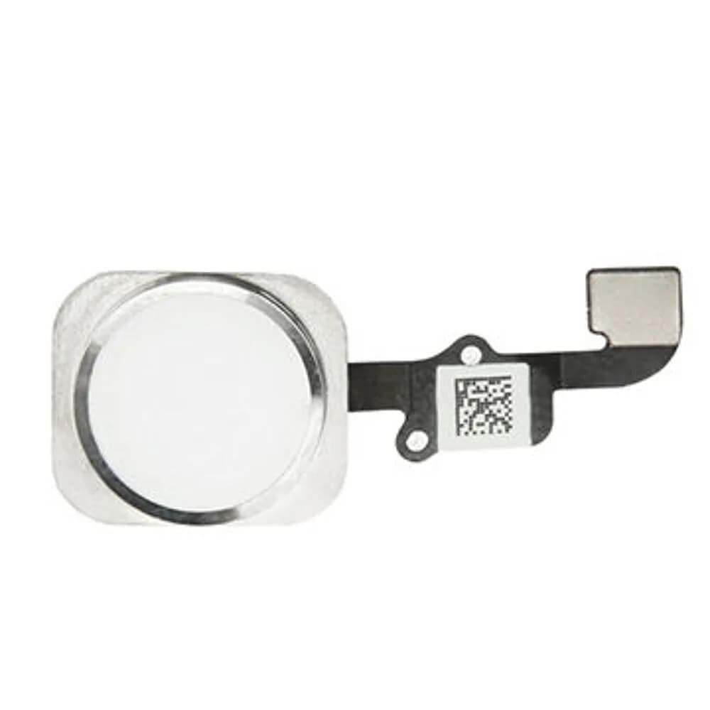 Home button incl. flex cable iPhone 6s - Silver