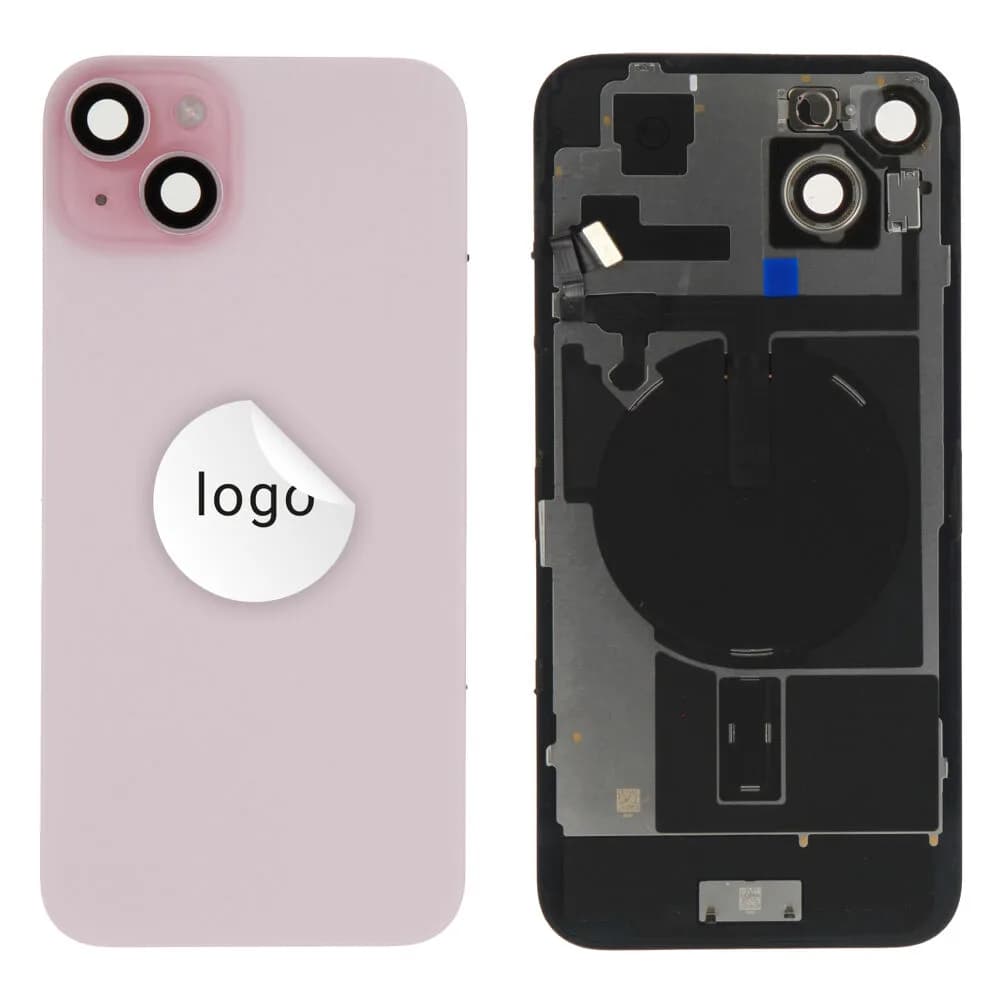 Back glass iPhone 15 Plus - Pulled (grade B) - Pink