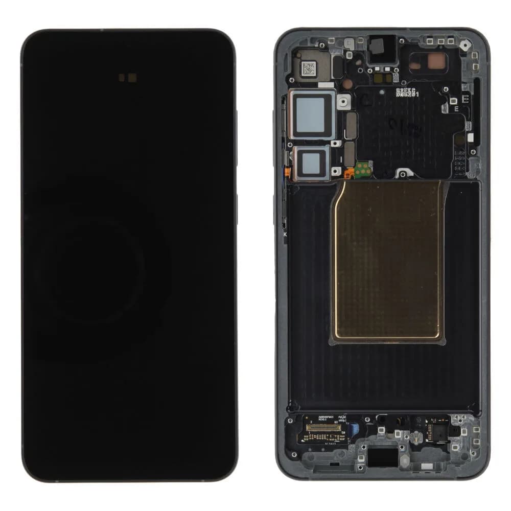 Display incl. pre-assembled frame Samsung Galaxy S25 Plus - Original - Blue Black
