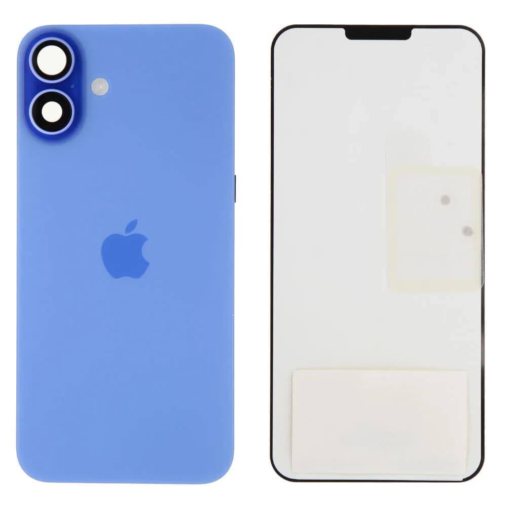 Back glass Apple iPhone 16 Plus - Original - Blue