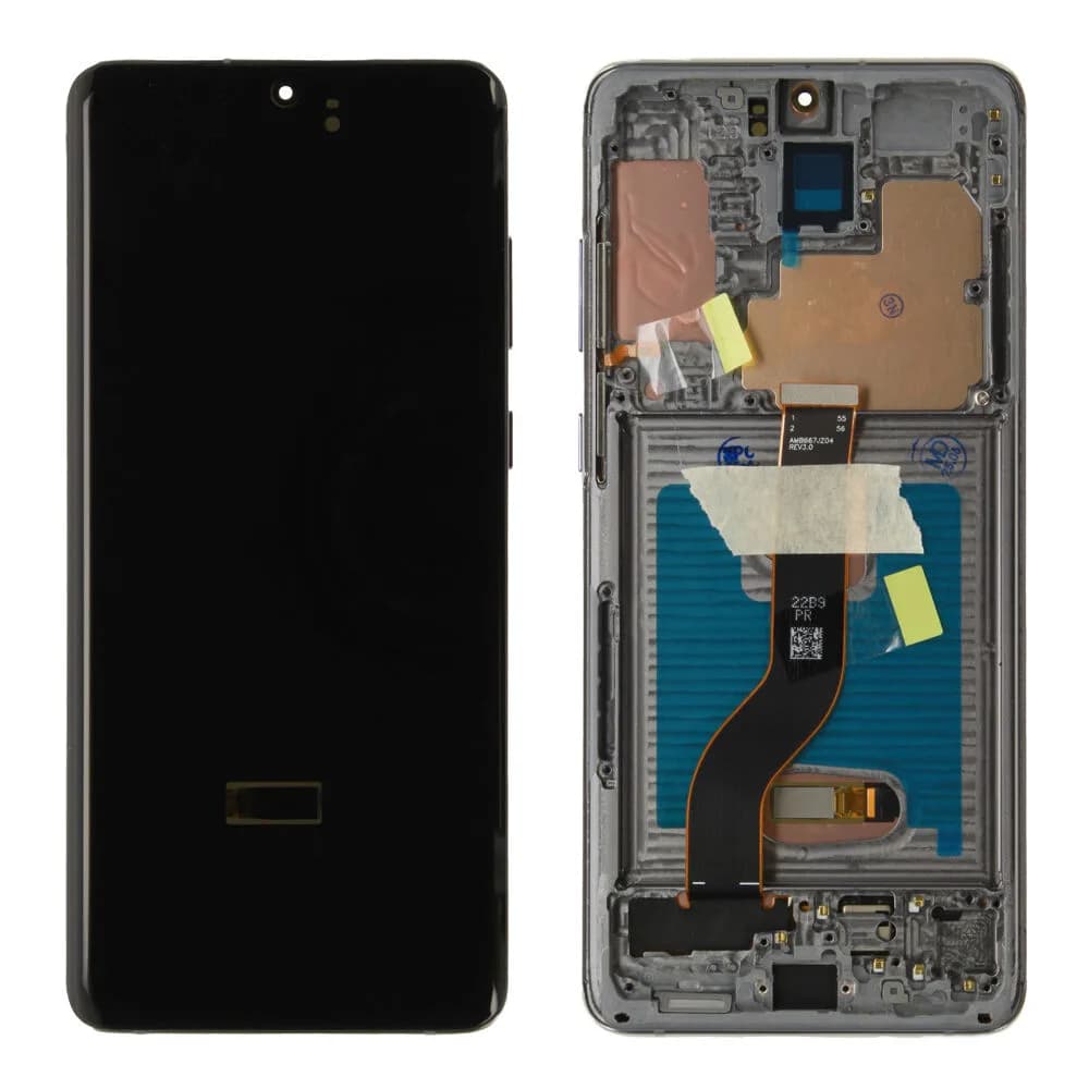 Display Samsung Galaxy S20 Plus - Compatible (soft OLED) - Grey