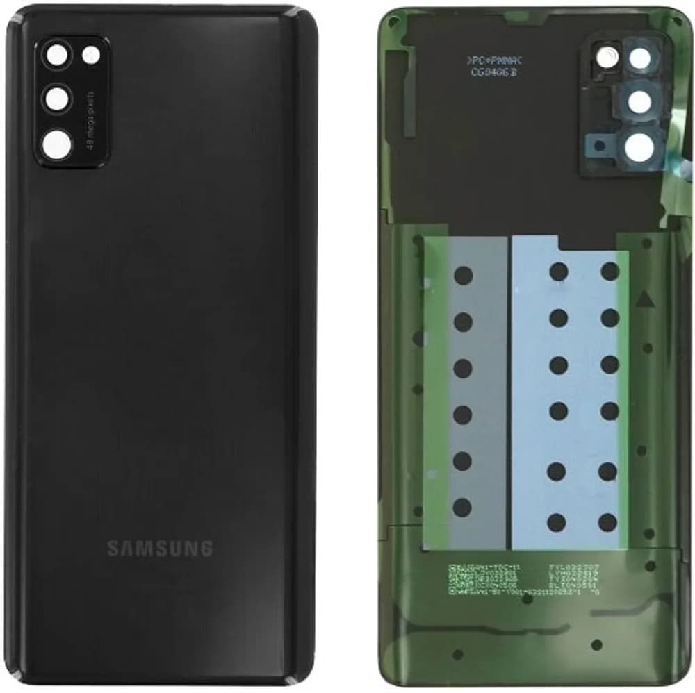 Rear cover Samsung Galaxy A41 - Original - Prism Crush Black