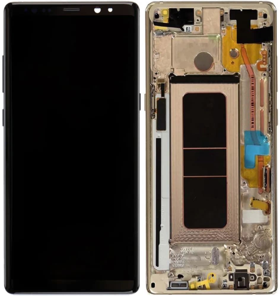 Display excl. adhesive Samsung Galaxy Note8 - Original - Gold