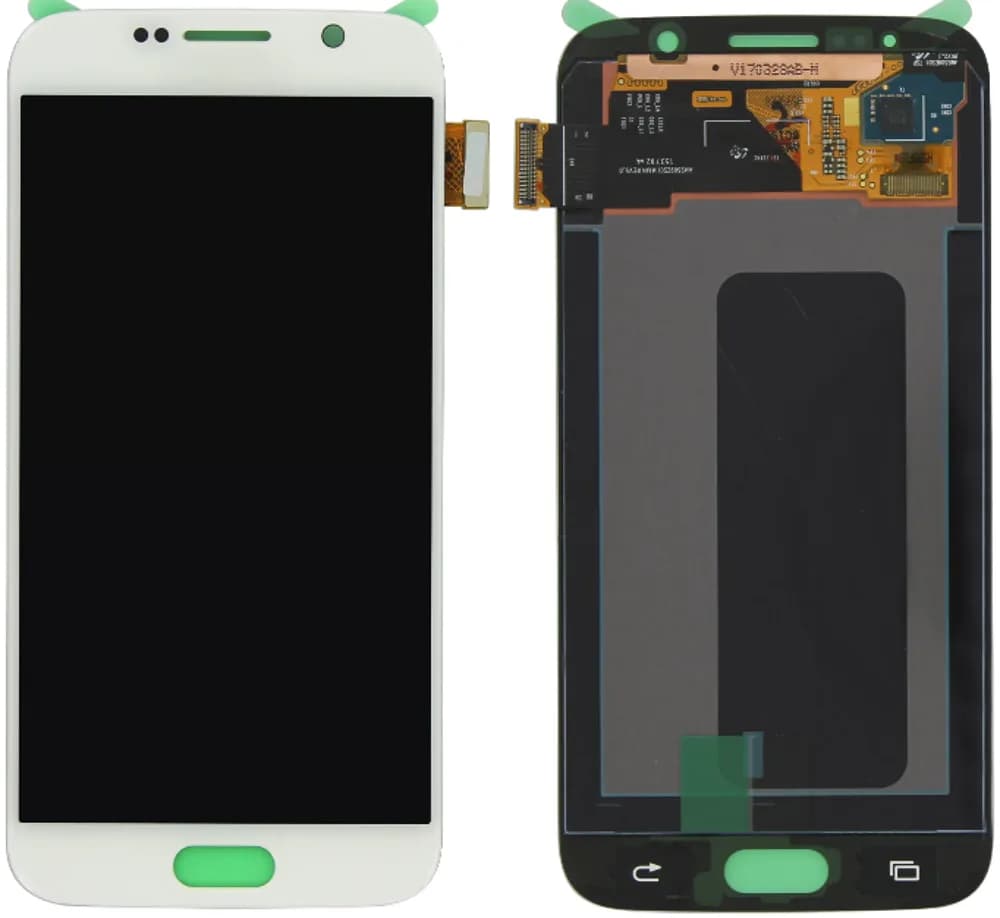 Display incl. adhesive Samsung Galaxy S6 - Original - White