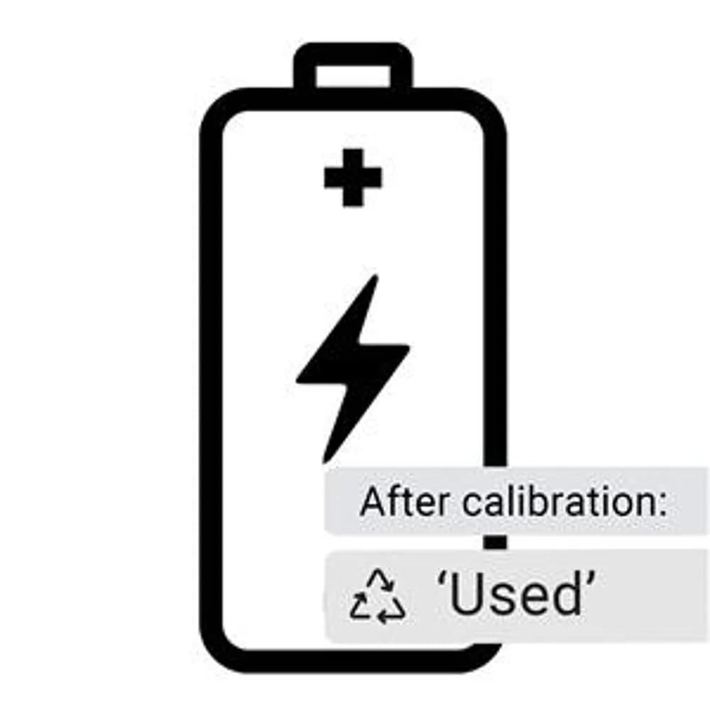 Battery high capacity, calibrated, used iPhone 15 Pro - Compatible