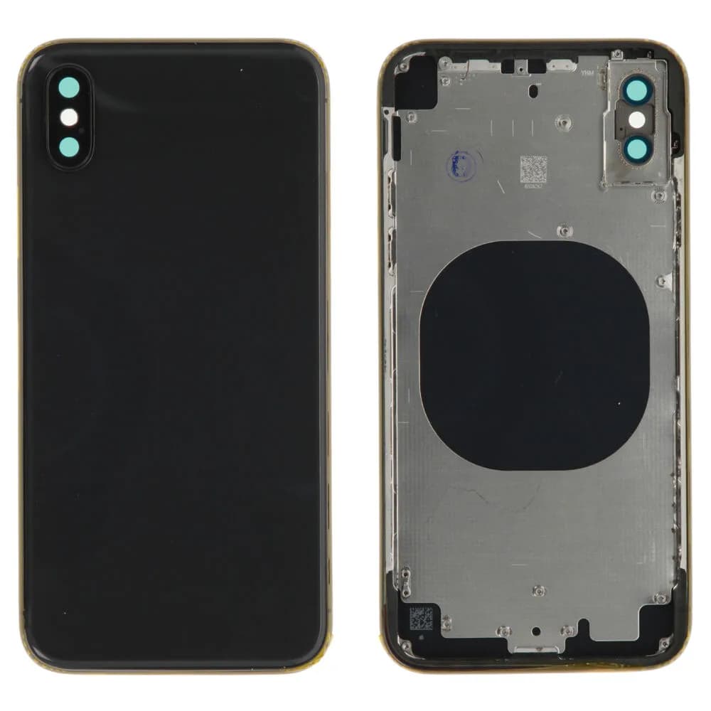 Back glass excl. logo iPhone X - Compatible - Space Grey