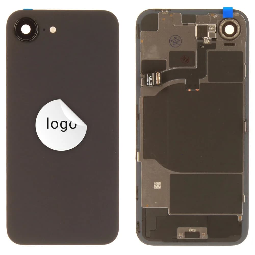 Back glass iPhone 16e - Pulled B - Black