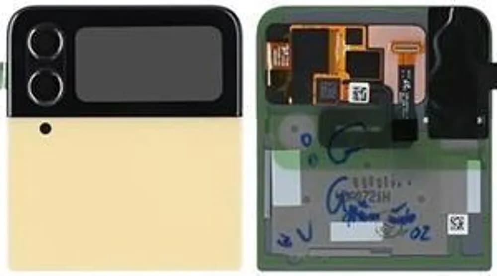 Outer display Samsung Galaxy Z Flip4 - Original - Yellow/Gold