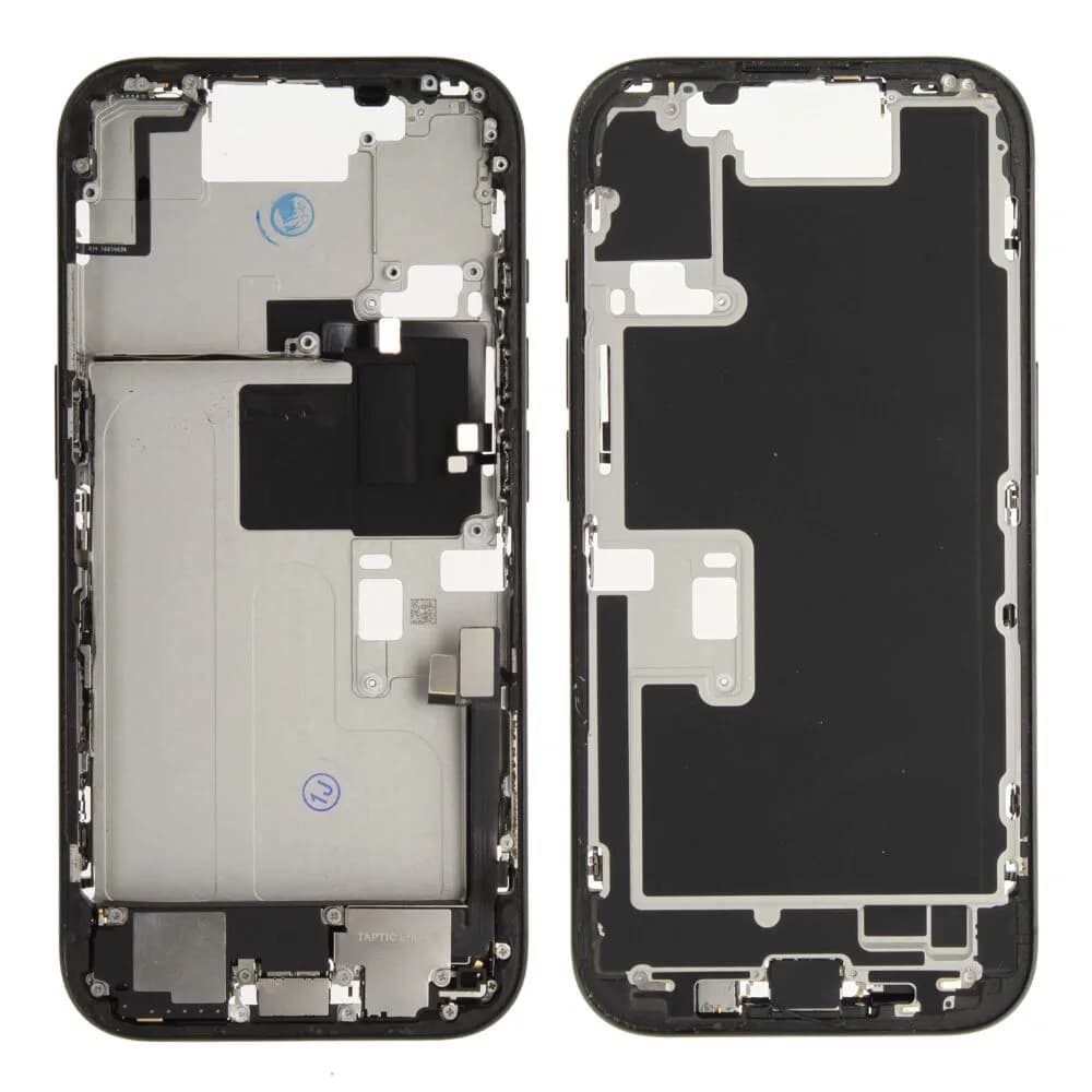 Middle frame incl. small parts iPhone 16 Pro - Pulled B - Black