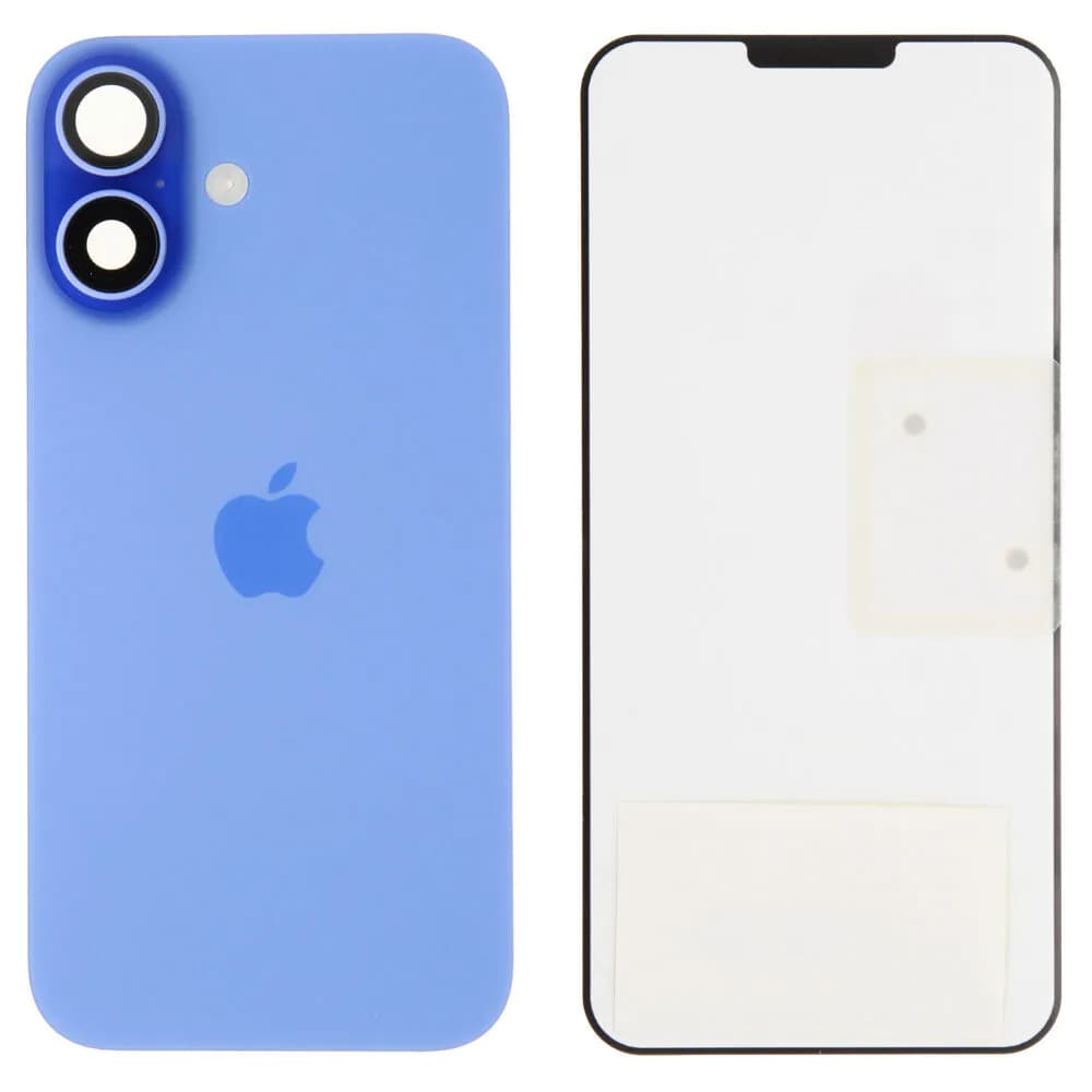 Back glass Apple iPhone 16 - Original - Ultramarine