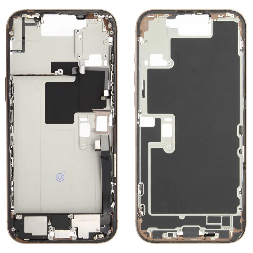 Middle frame incl. small parts iPhone 16 Pro Max - Pulled A - Desert Titanium