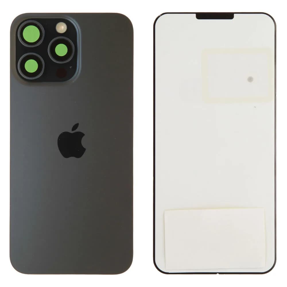 Back glass Apple iPhone 15 Pro Max - Original - Blue Titanium