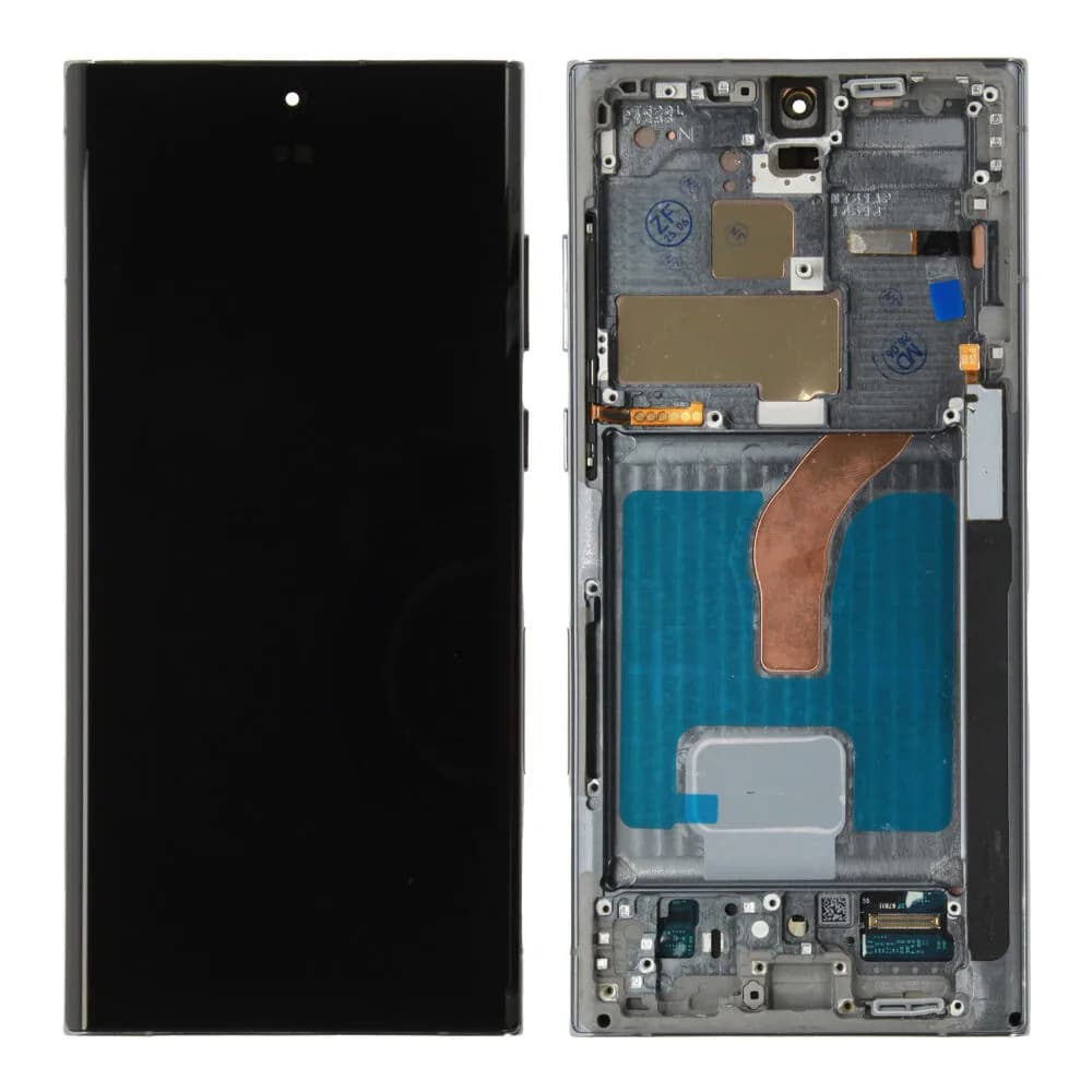 Display Samsung Galaxy S22 Ultra - Compatible soft - Green
