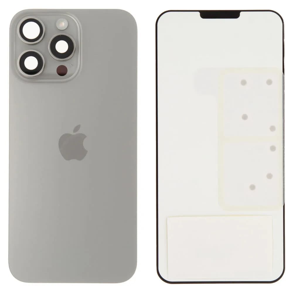 Back glass Apple iPhone 16 Pro Max - Original - Natural Titanium