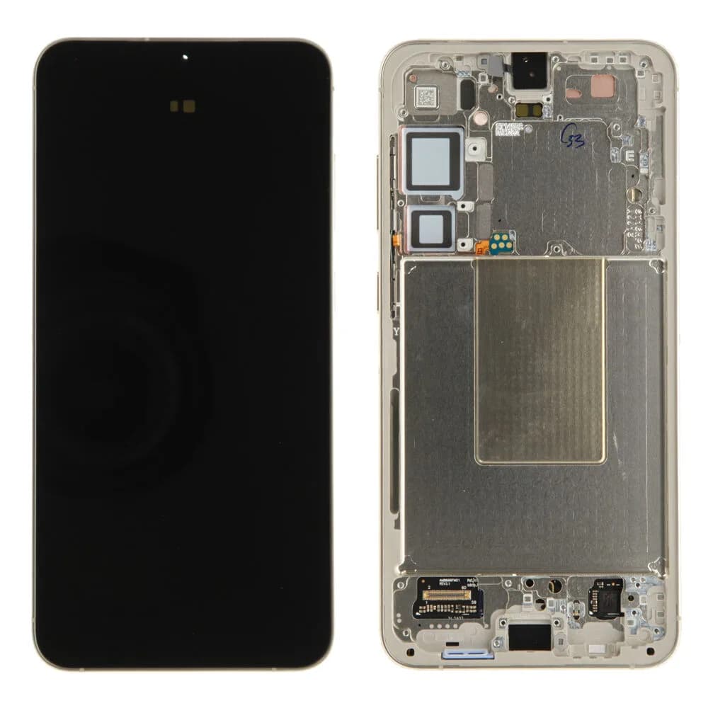 Display Samsung Galaxy S24 Plus - Compatible soft - Yellow