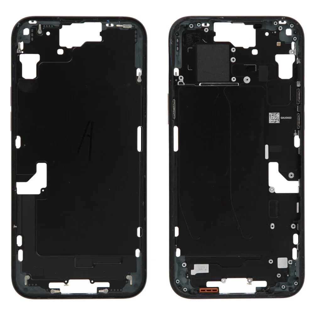Middle frame excl. small parts iPhone 15 Plus - Pulled A - Black