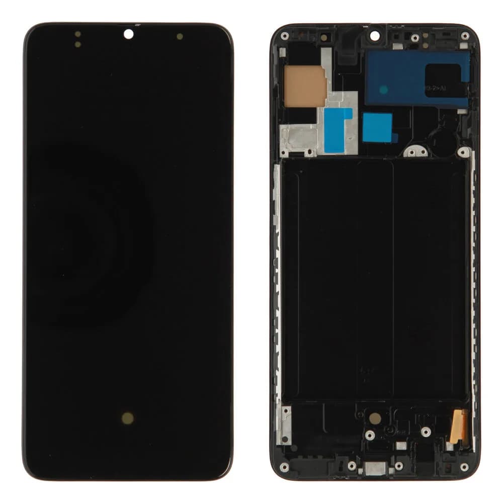 Display Samsung Galaxy A70 - Compatible soft - Black