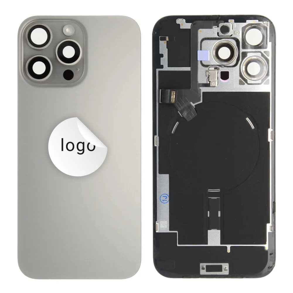 Back glass iPhone 16 Pro Max - Pulled B - Grey