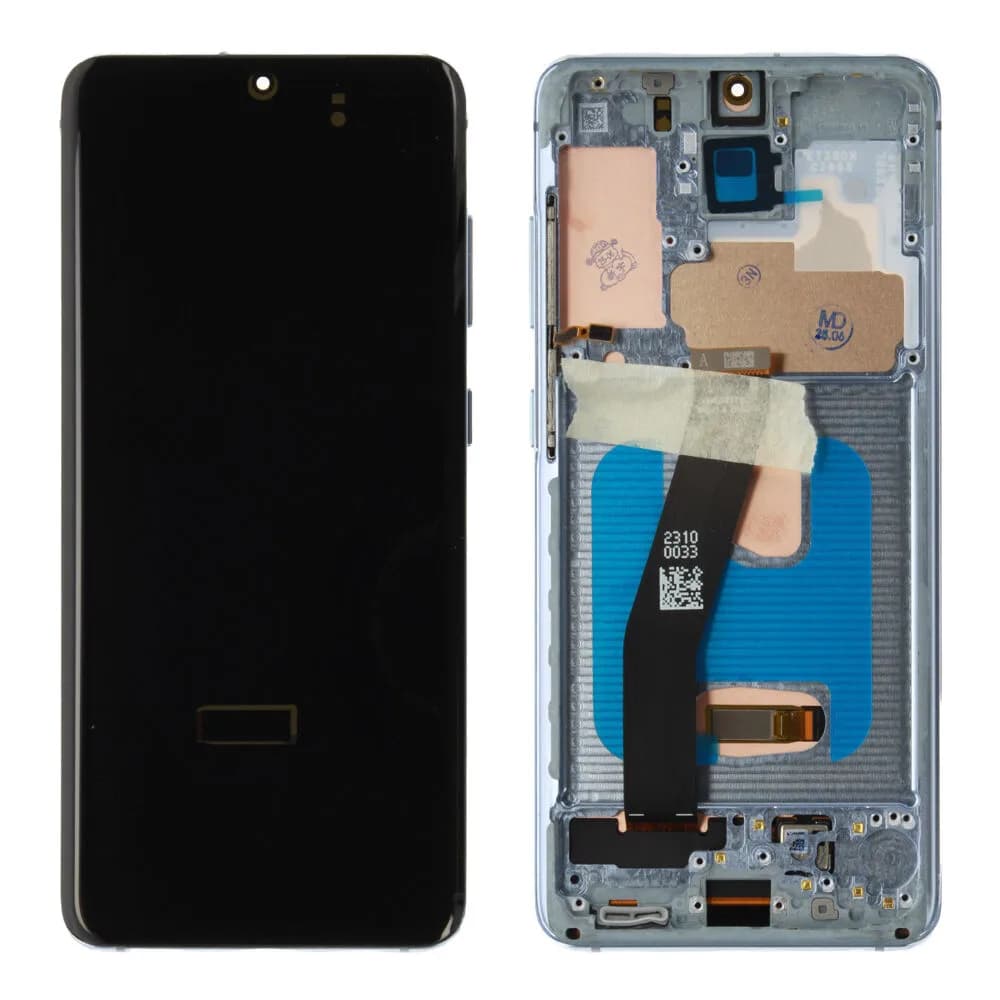 Display Samsung Galaxy S20 - Compatible (soft OLED) - Blue