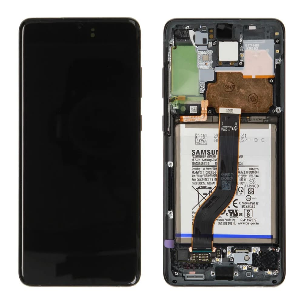 Display incl. battery Samsung Galaxy S20 Plus - Original - Phantom Black