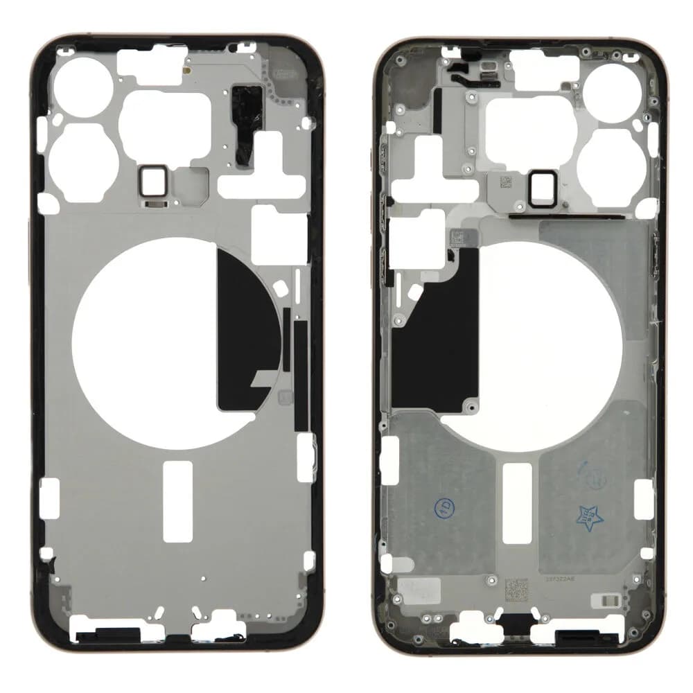 Middle frame excl. small parts iPhone 15 Pro Max - Pulled A - Grey