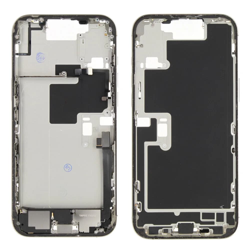 Middle frame incl. small parts iPhone 16 Pro Max - Pulled B - Grey