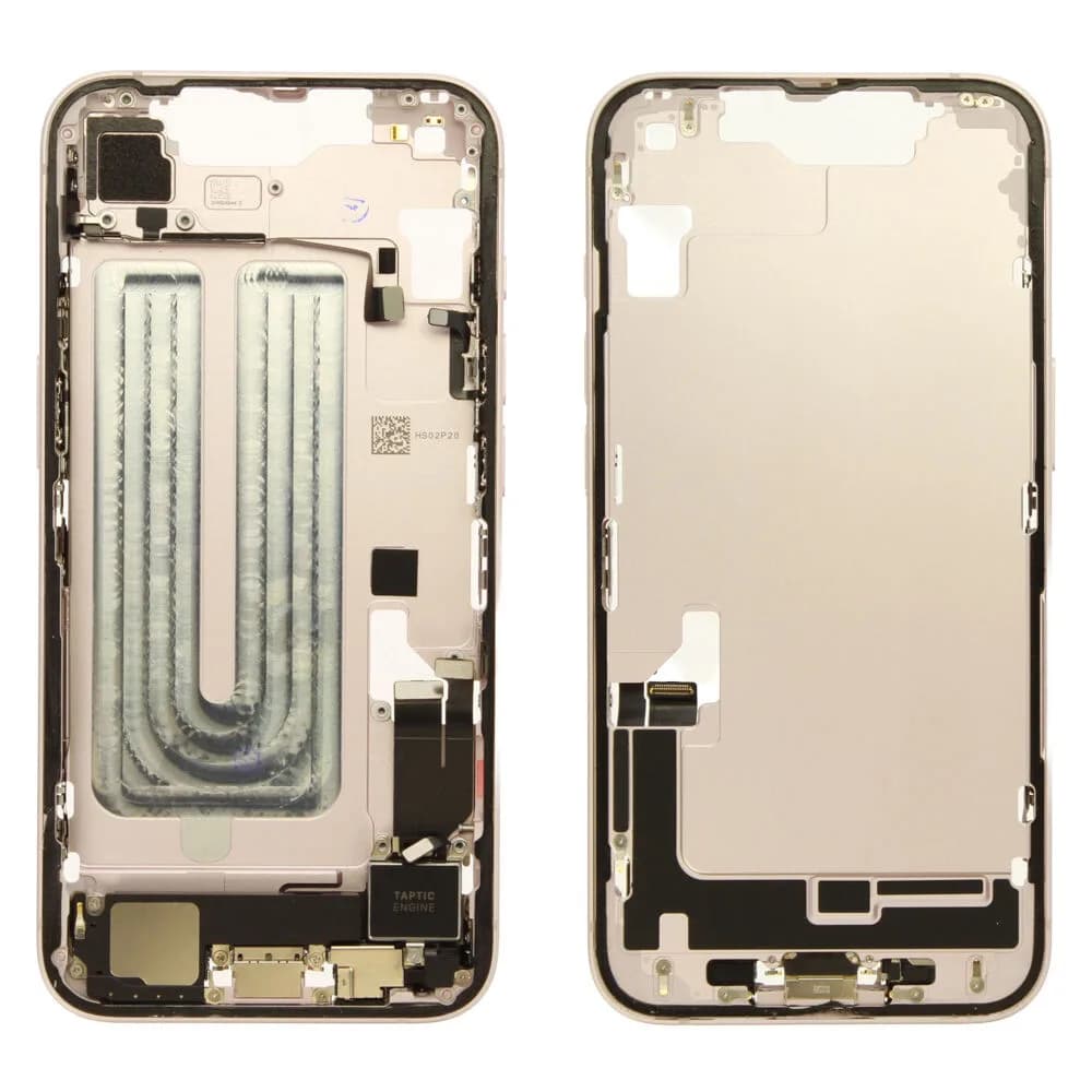 Middle frame incl. small parts iPhone 17e - Pulled A - Pink