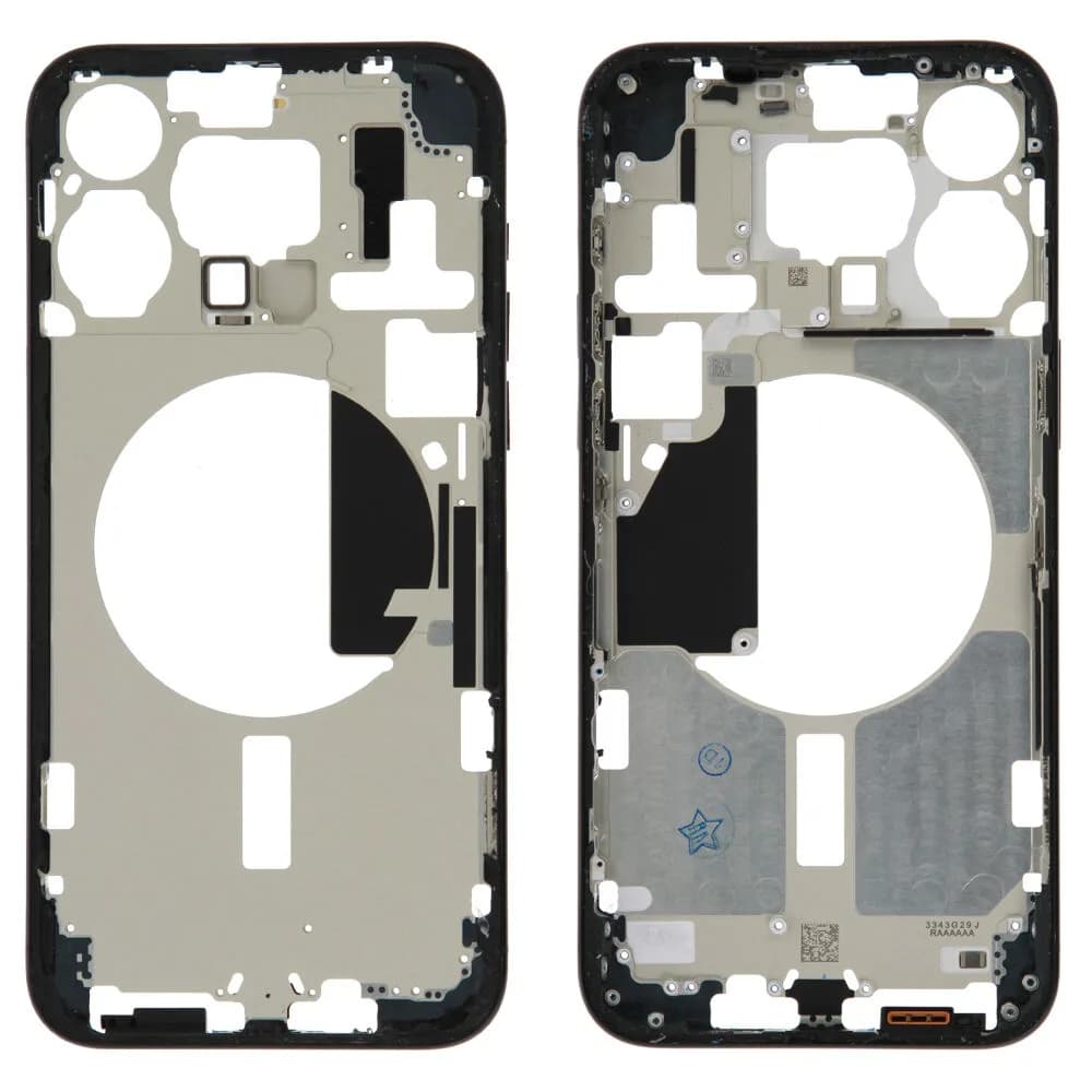 Middle frame excl. small parts iPhone 15 Pro Max - Pulled (grade A) - Blue