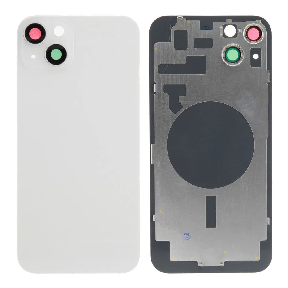 Back glass iPhone 14 Plus excl. logo - Compatible - Starlight
