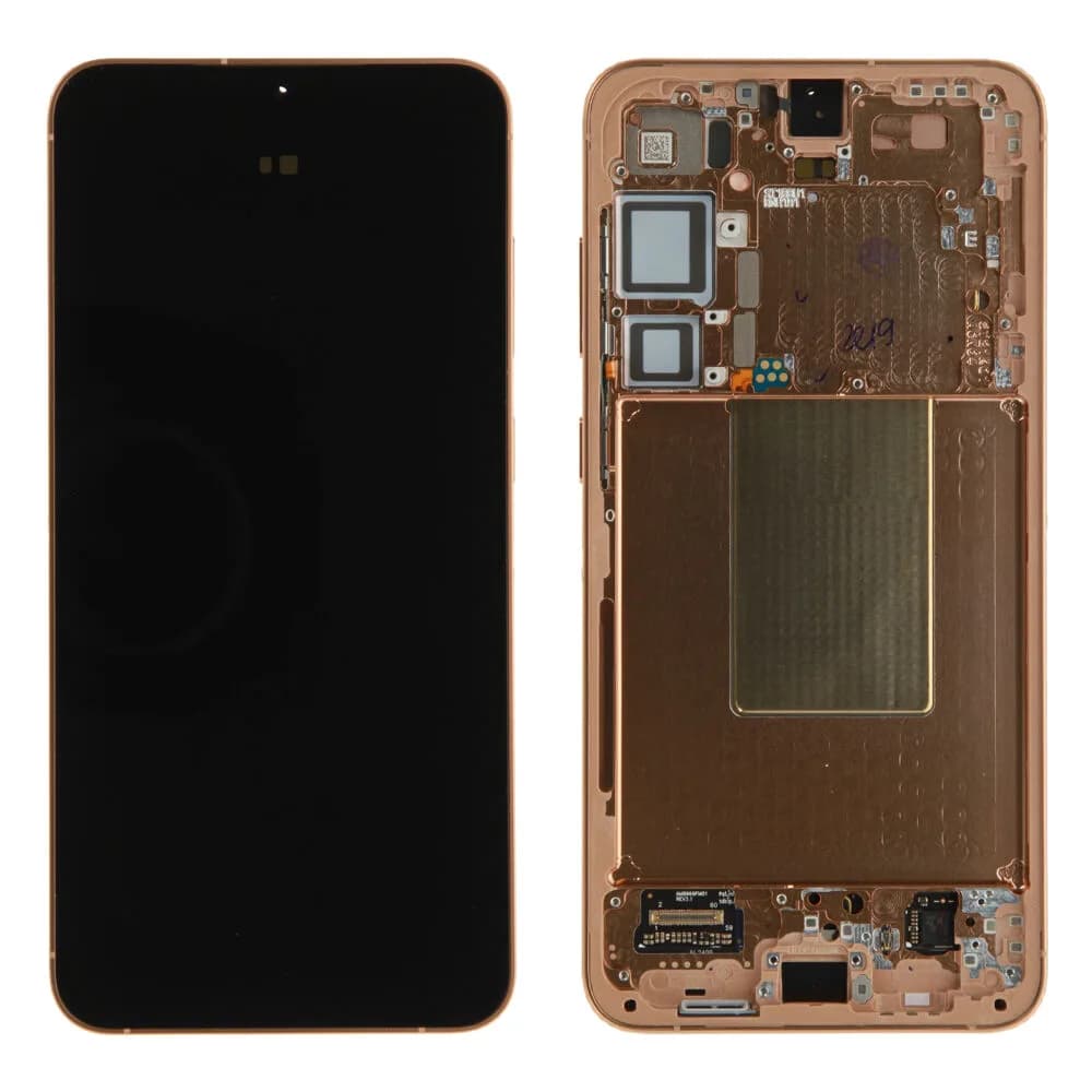 Display incl. pre-assembled frame Samsung Galaxy S24 Plus - Original - Sandstone Orange