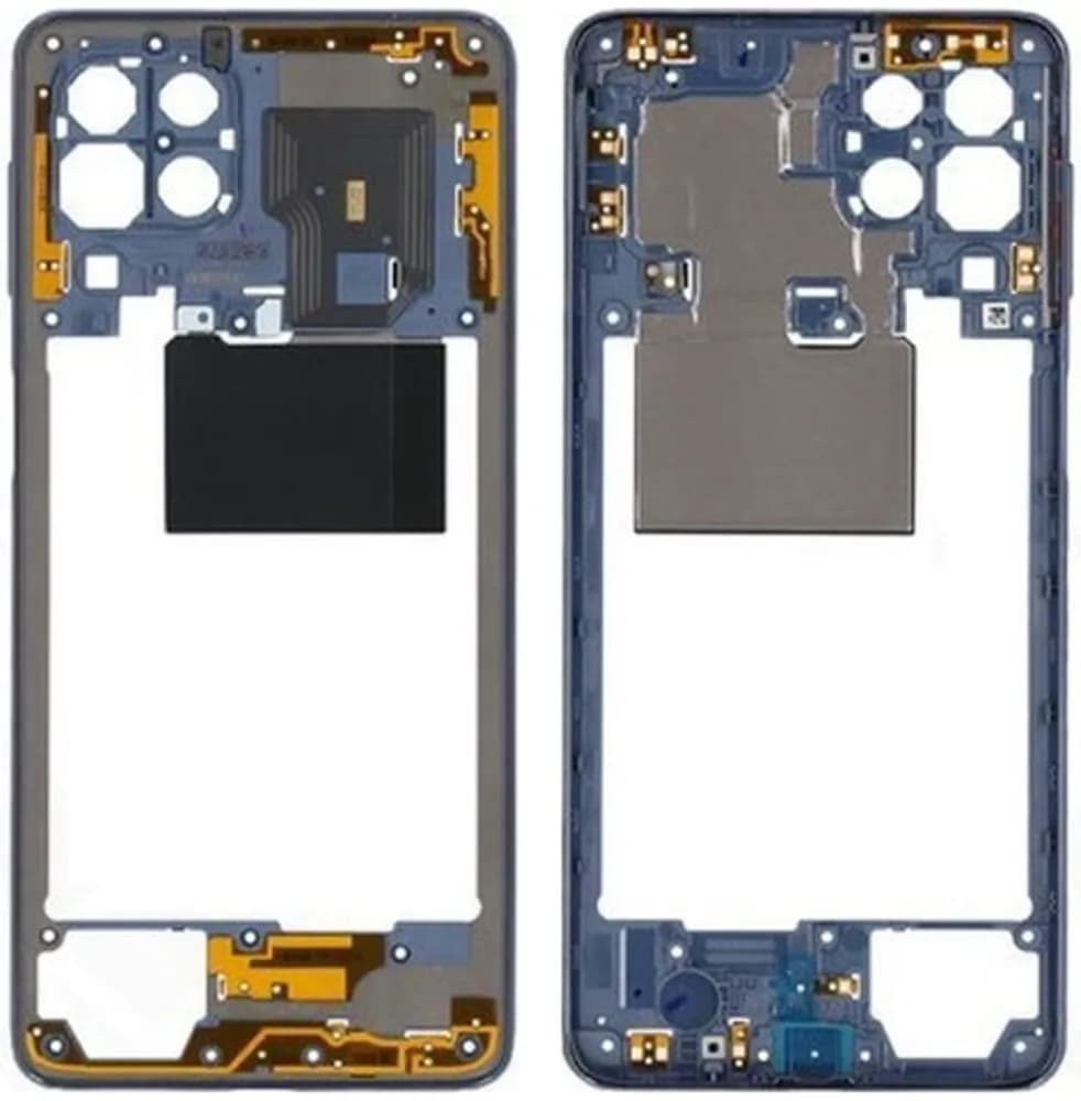 Middle frame Samsung Galaxy M53 - Original - Blue