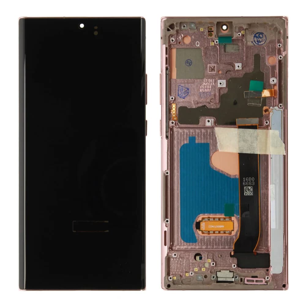 Display Samsung Galaxy Note 20 Ultra - Compatible (soft OLED) - Bronze