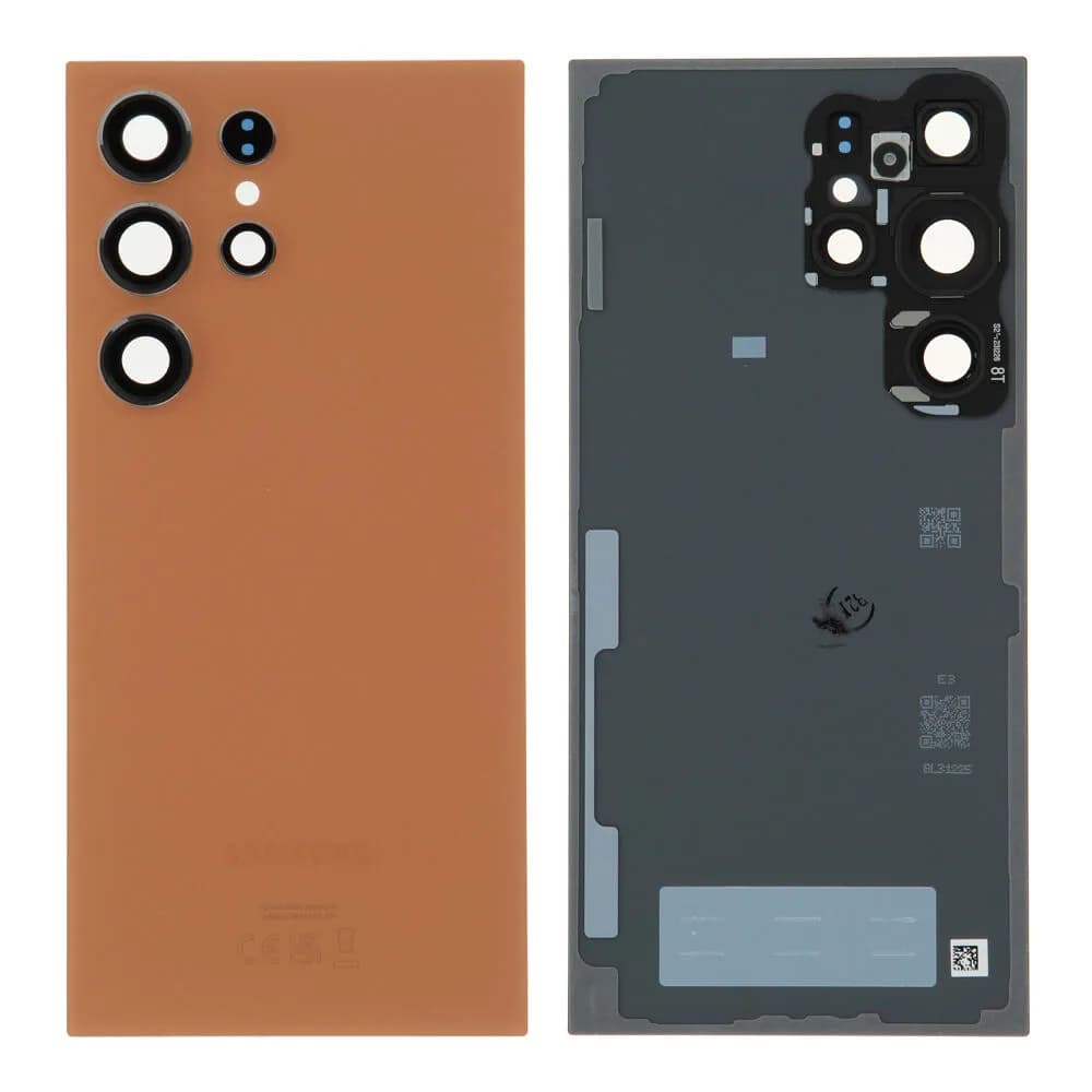 Rear cover Samsung Galaxy S24 Ultra - Original - Sandstone Orange