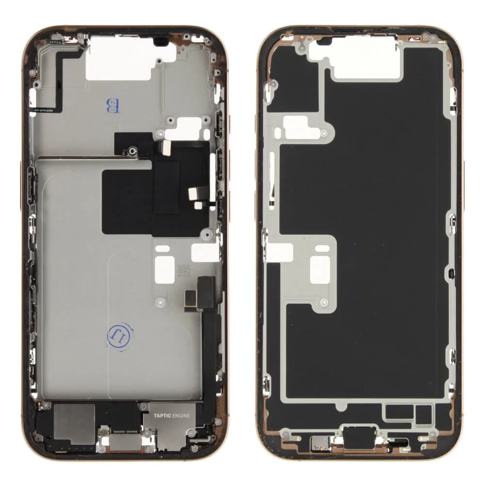 Middle frame incl. small parts iPhone 16 Pro - Pulled B - Desert Titanium