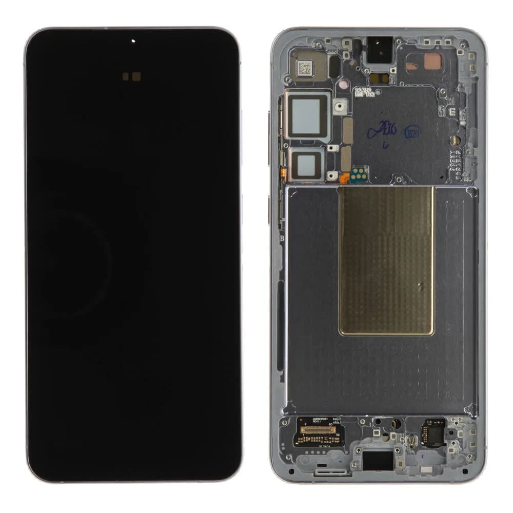 Display incl. pre-assembled frame Samsung Galaxy S24 - Original - Sapphire Blue