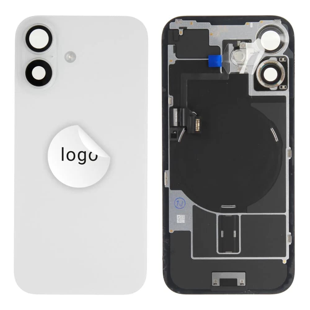 Back glass iPhone 16 - Pulled A - White
