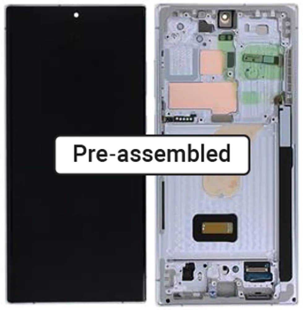 Display incl. pre-assembled frame Samsung Galaxy S23 Ultra - Original - Icy Blue