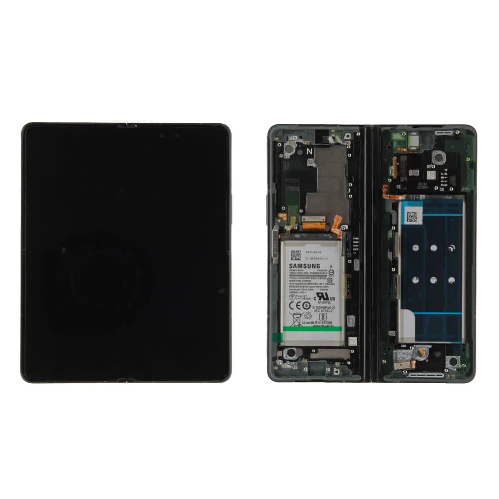 Inner display with battery Samsung Galaxy Z Fold3 (5G) - Original - Phantom Green