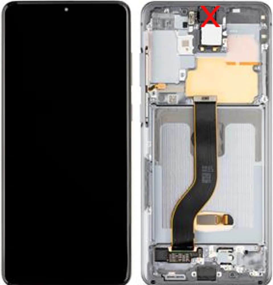 Display excl. camera Samsung Galaxy S20 Plus - Original - Cosmic Grey