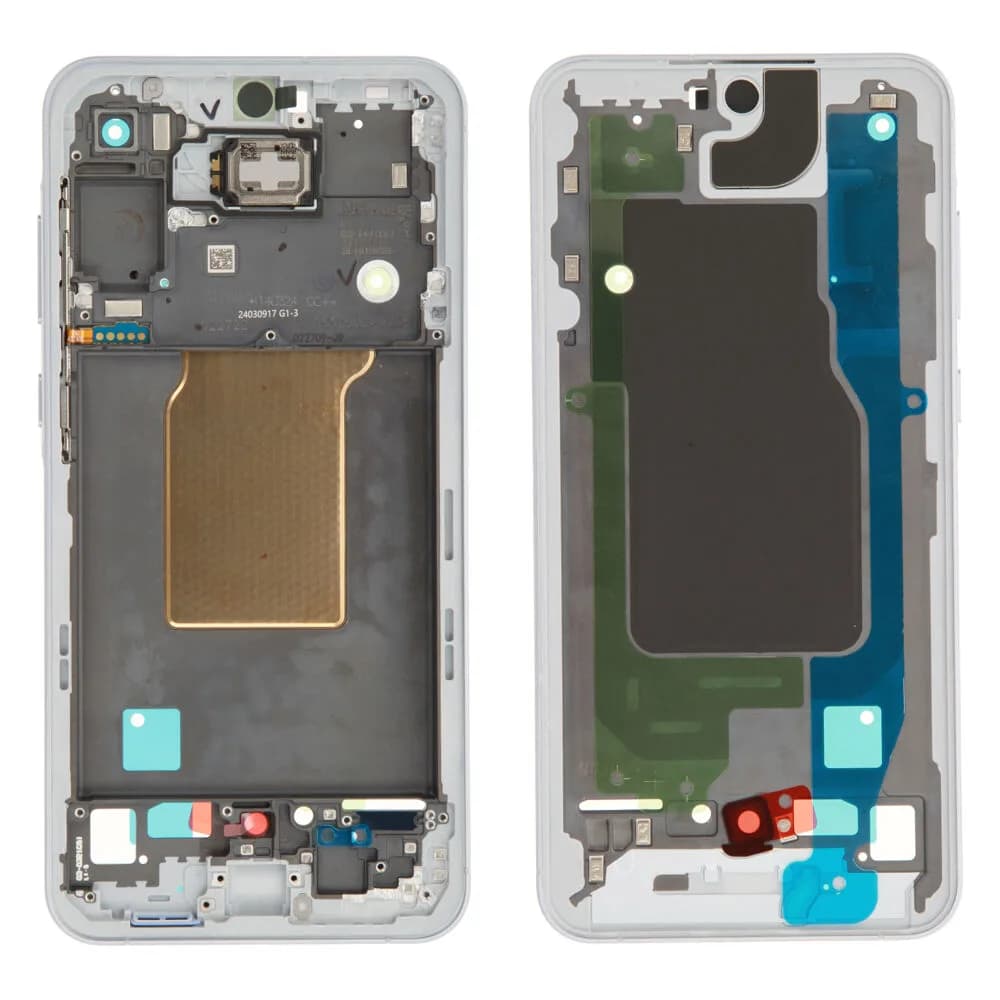 Middle frame Samsung Galaxy A55 (5G) - Original - Light Blue