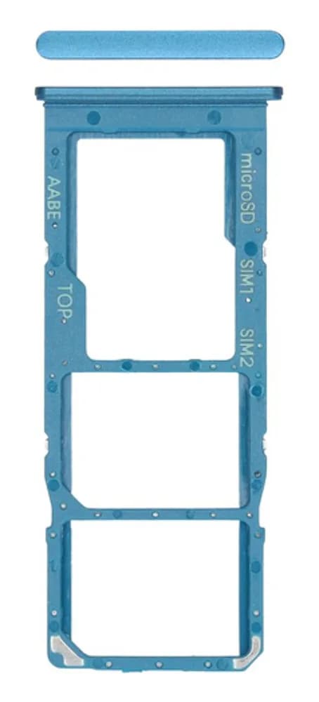 SIM tray Samsung Galaxy A12 - Original - Blue